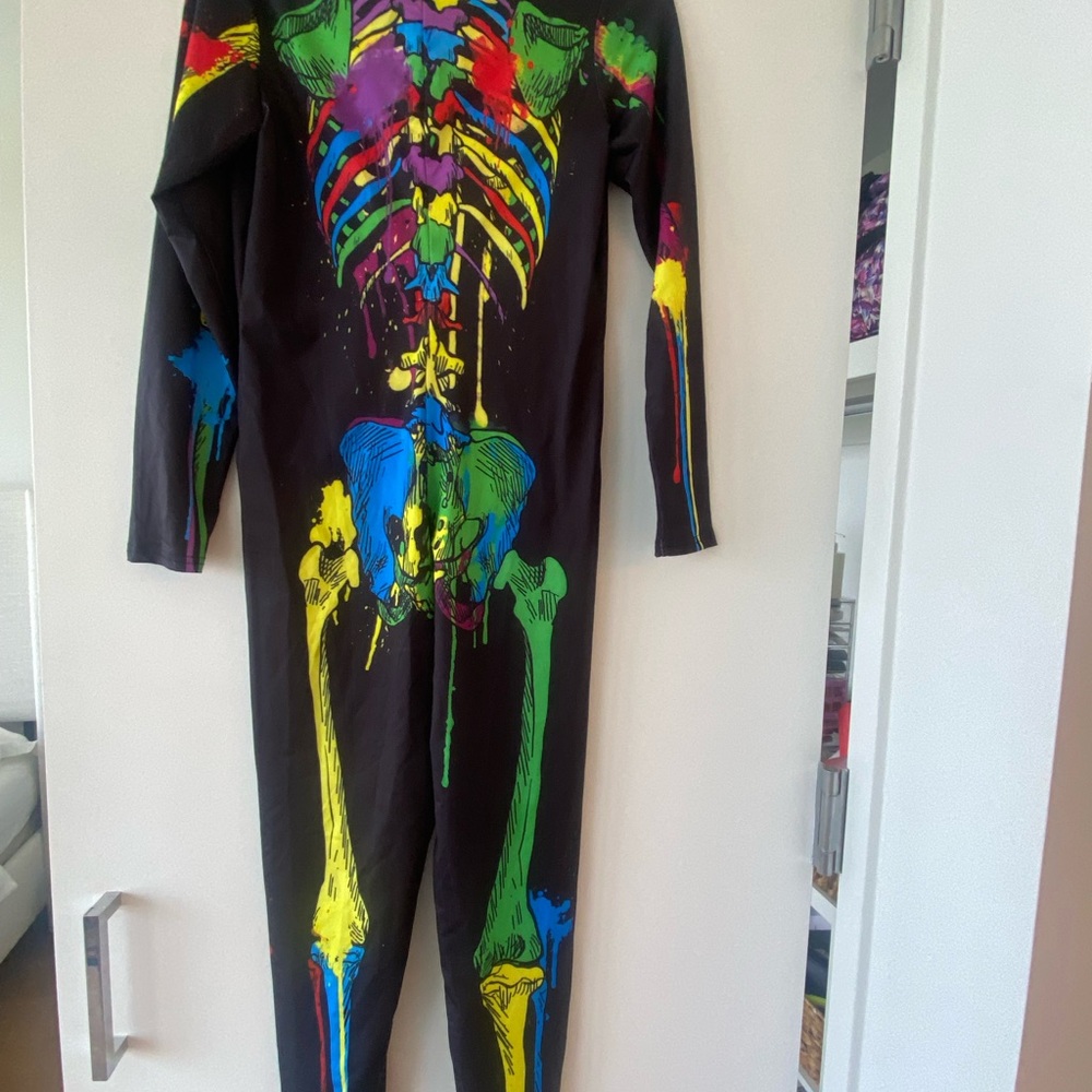 Amazon Colorful Skeleton Print Jumpsuit